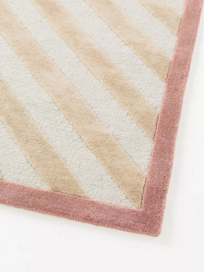 Elodie Tufted Wool Blend Striped Rug
