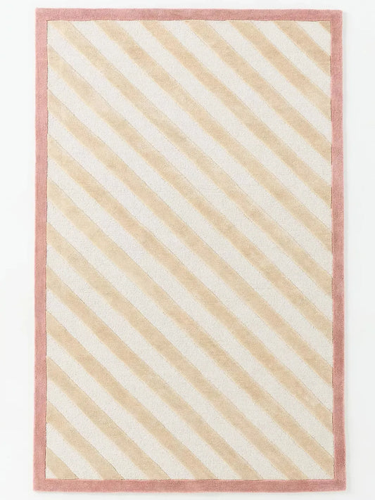 Elodie Tufted Wool Blend Striped Rug