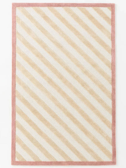 Elodie Tufted Wool Blend Striped Rug