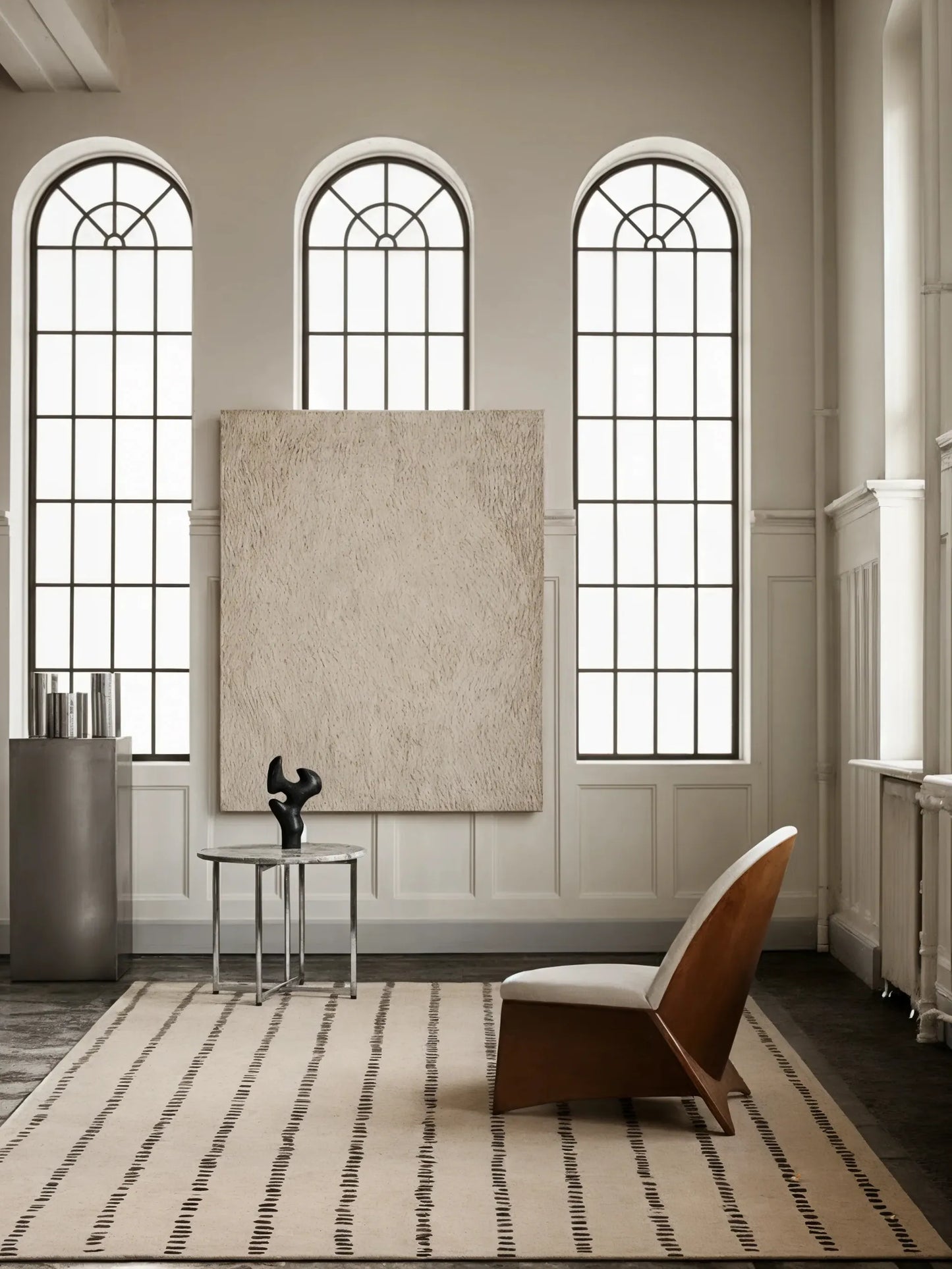 Greige Wool Rug