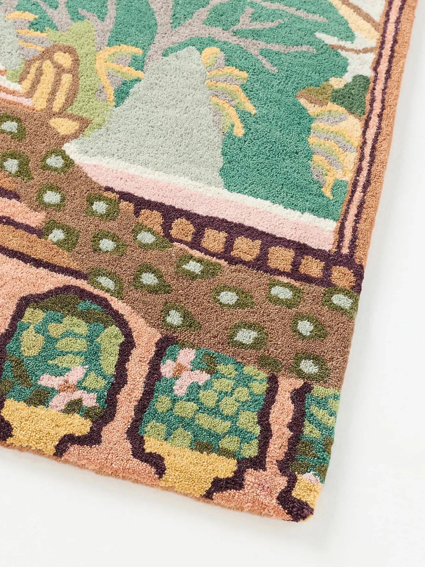 MINDTHEGAP Gardens of Jaipur Tufted Wool