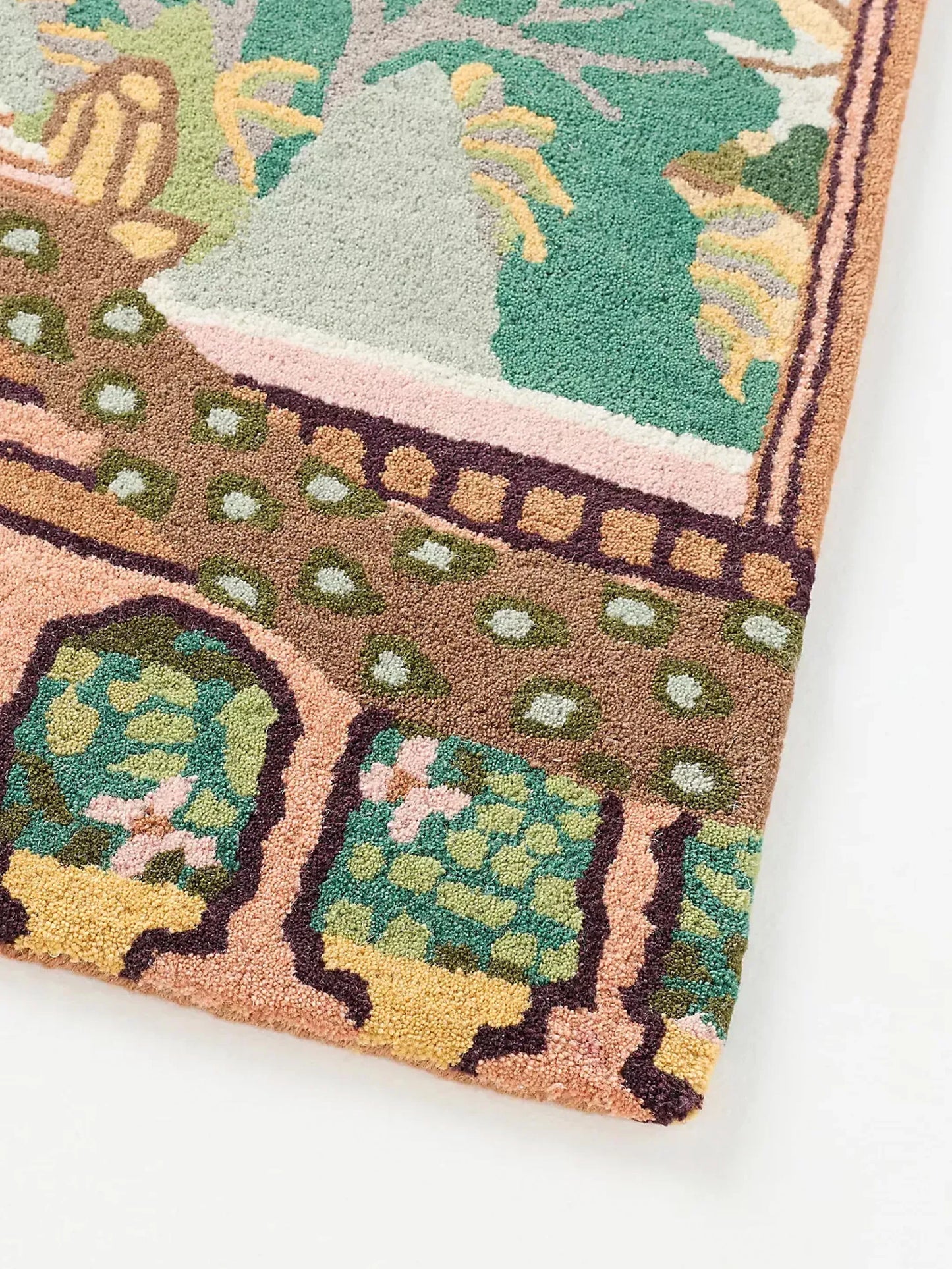 MINDTHEGAP Gardens of Jaipur Tufted Wool