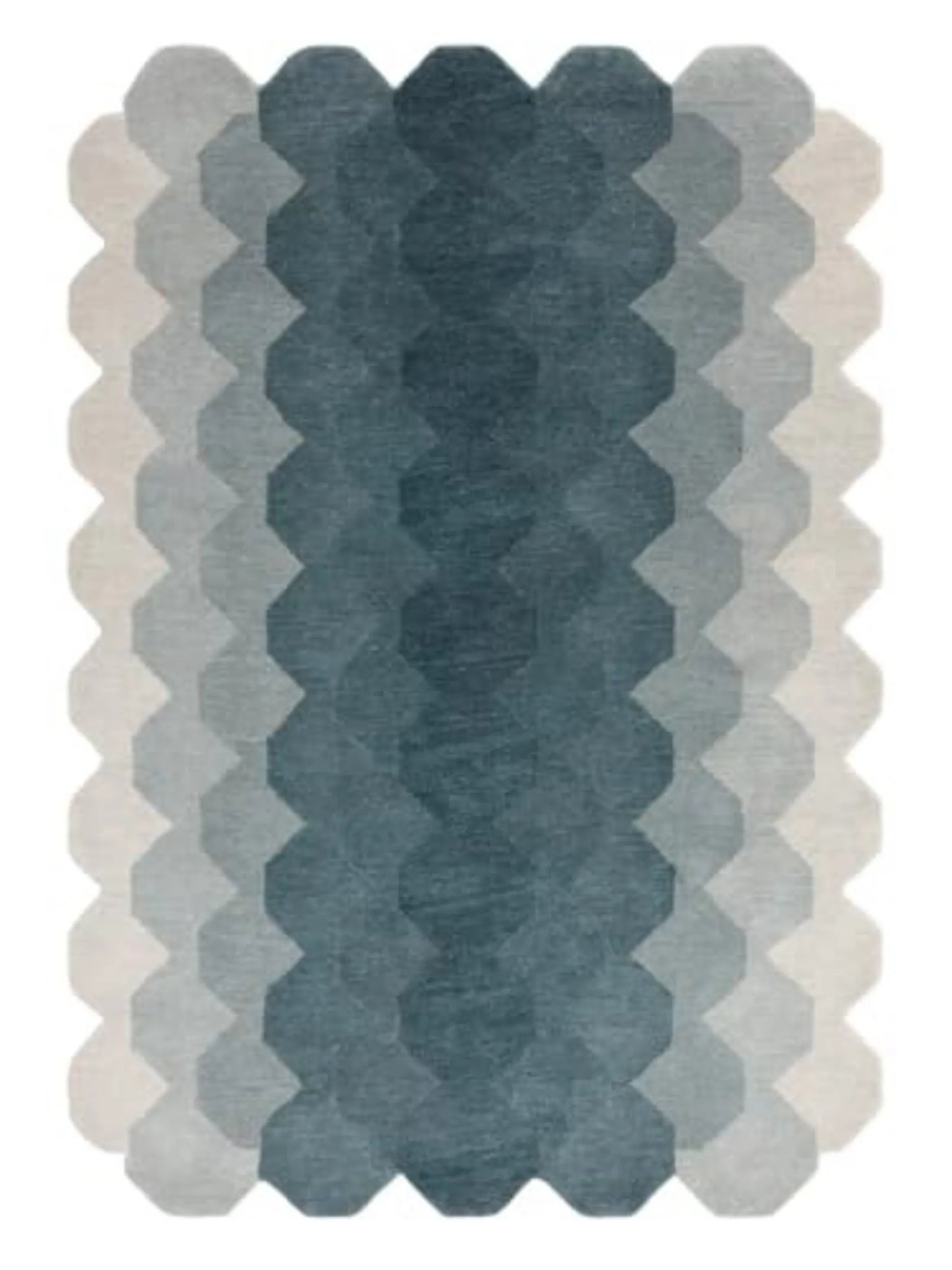 Floral Hand-Tufted Wool Carpet