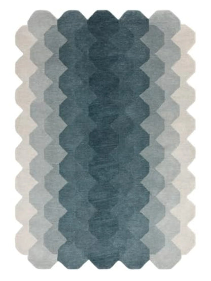 Floral Hand-Tufted Wool Carpet