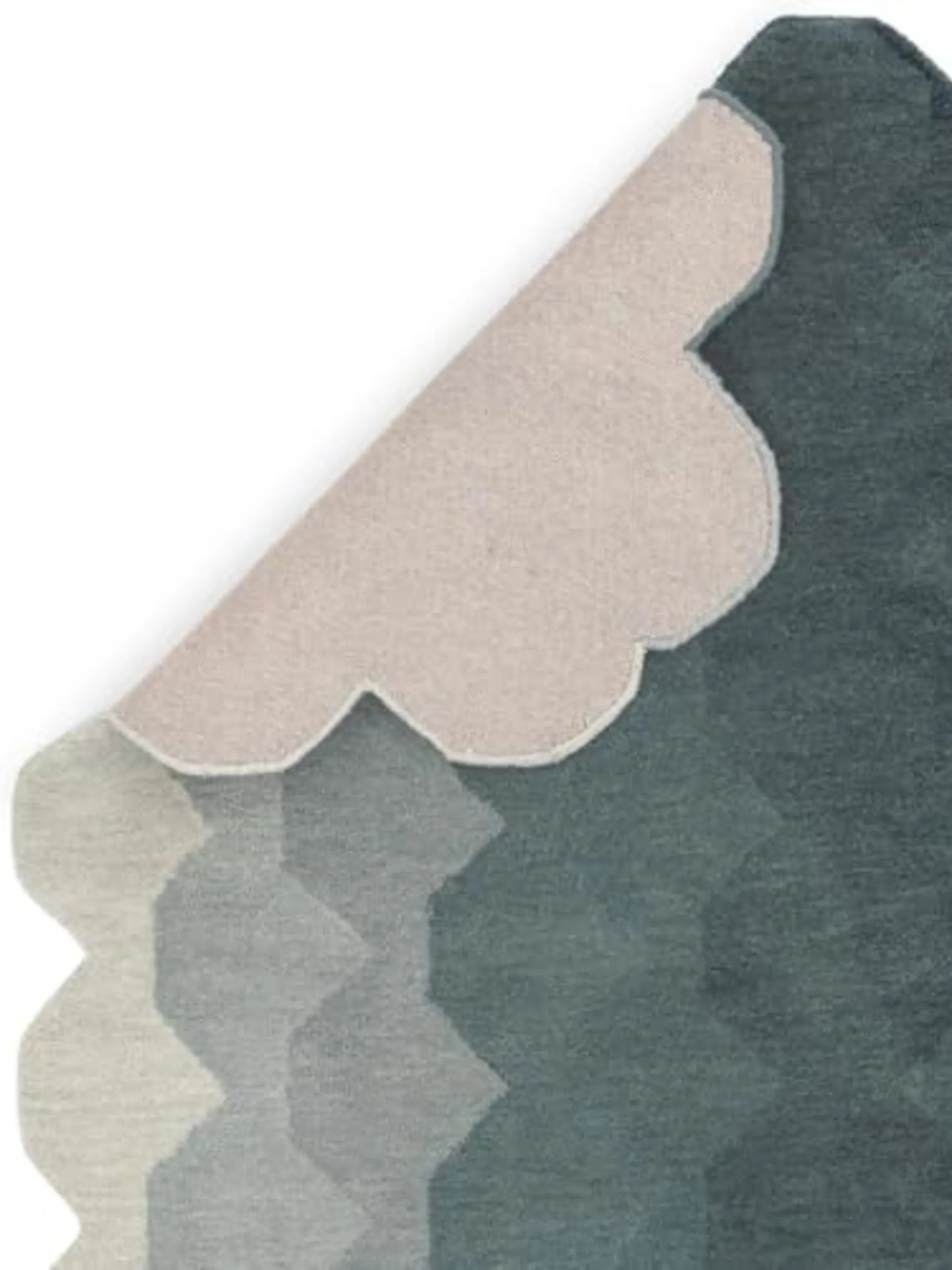 Floral Hand-Tufted Wool Carpet
