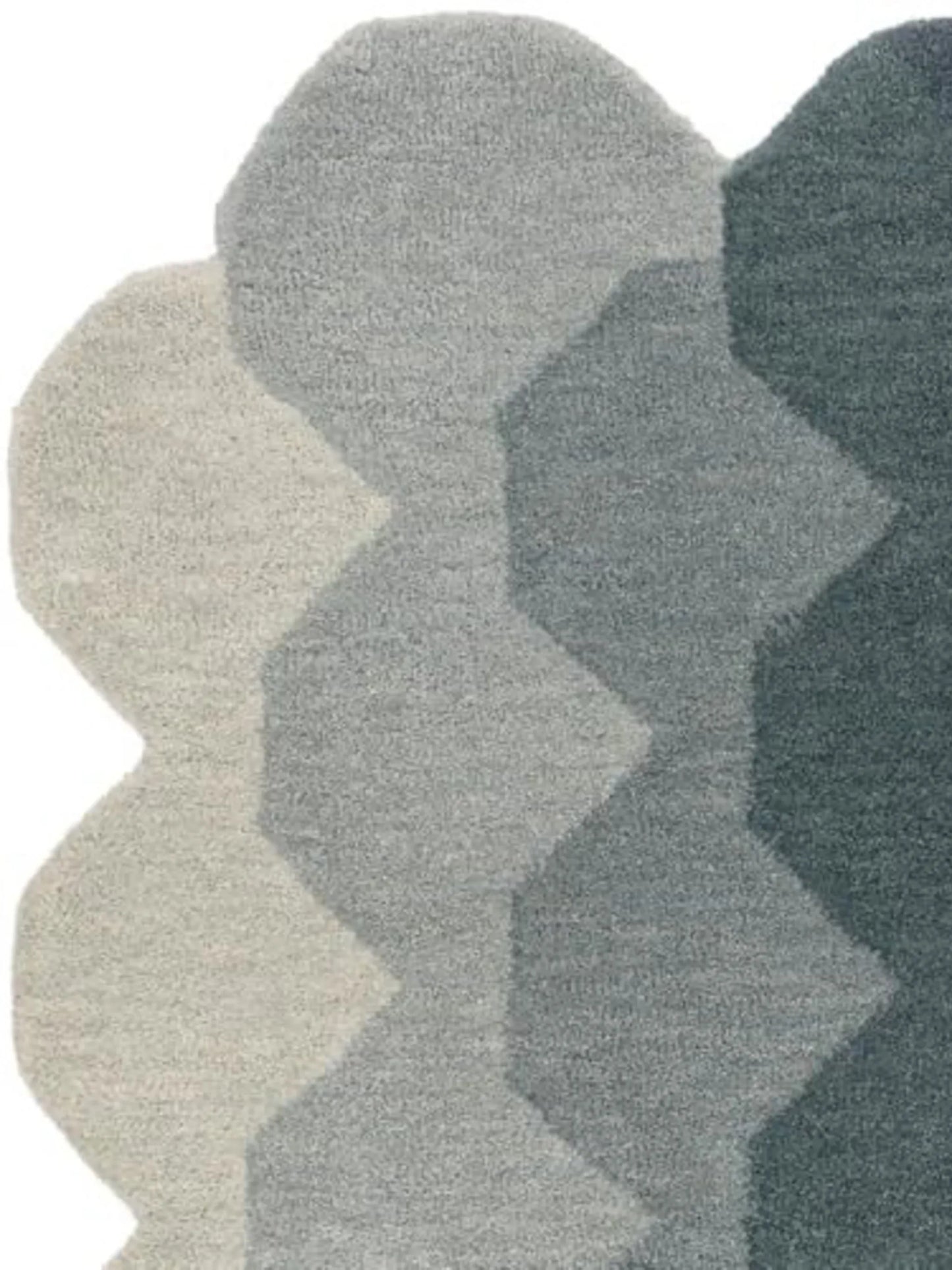 Floral Hand-Tufted Wool Carpet