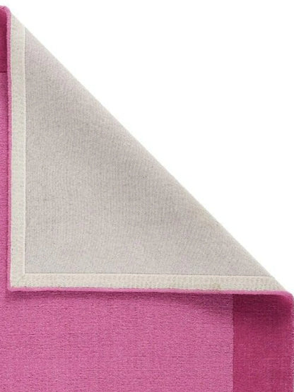 Pink hand tufted carpet