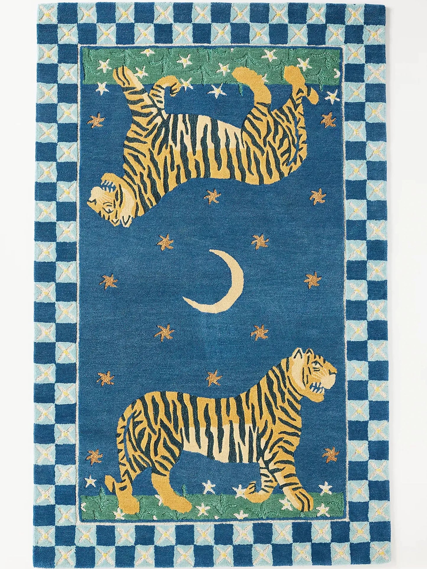Print good tiger rugs