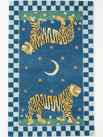 Print good tiger rugs