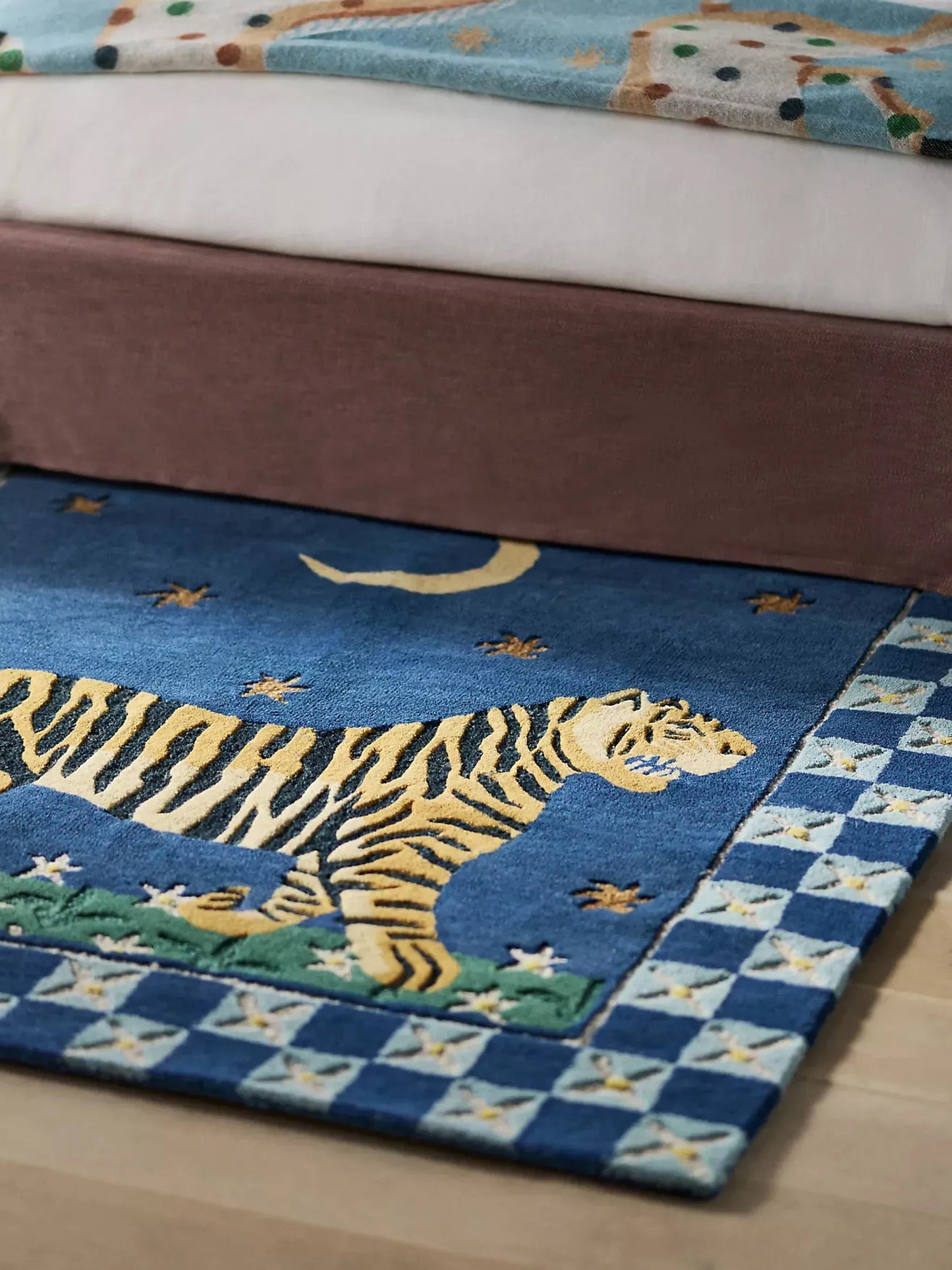 Print good tiger rugs