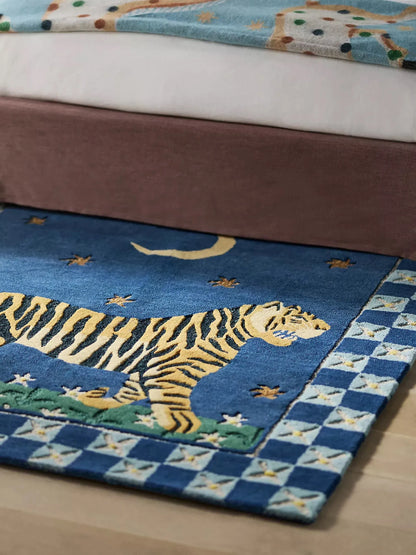 Print good tiger rugs