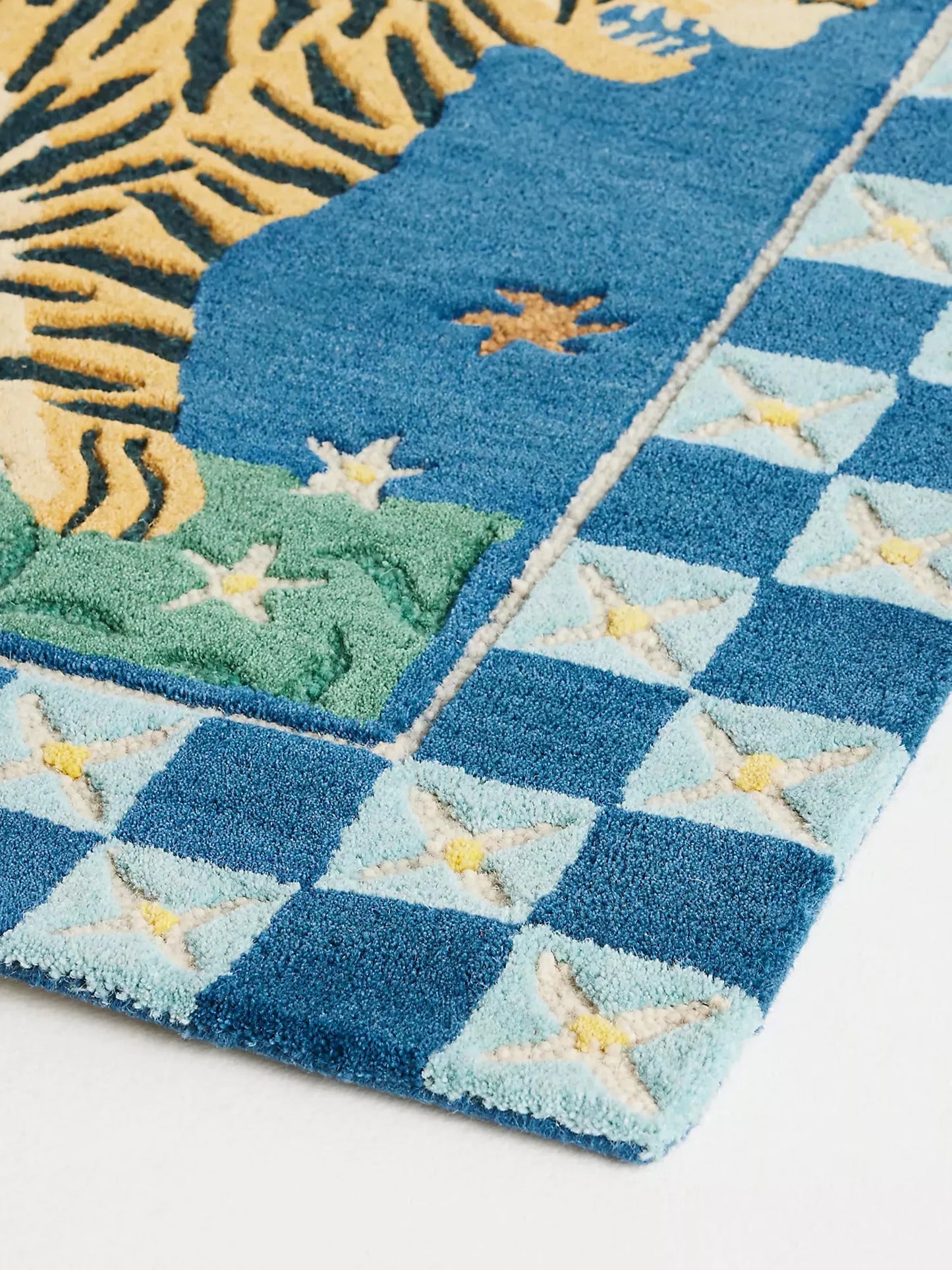 Print good tiger rugs