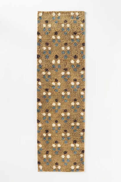 Dottie Tufted Wool Shag Dotted Rug